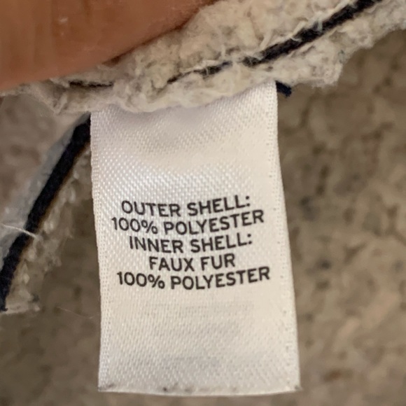 Leith Blue Faux Suede Sherpa Trim Moto Zip Jacket - Picture 13 of 15